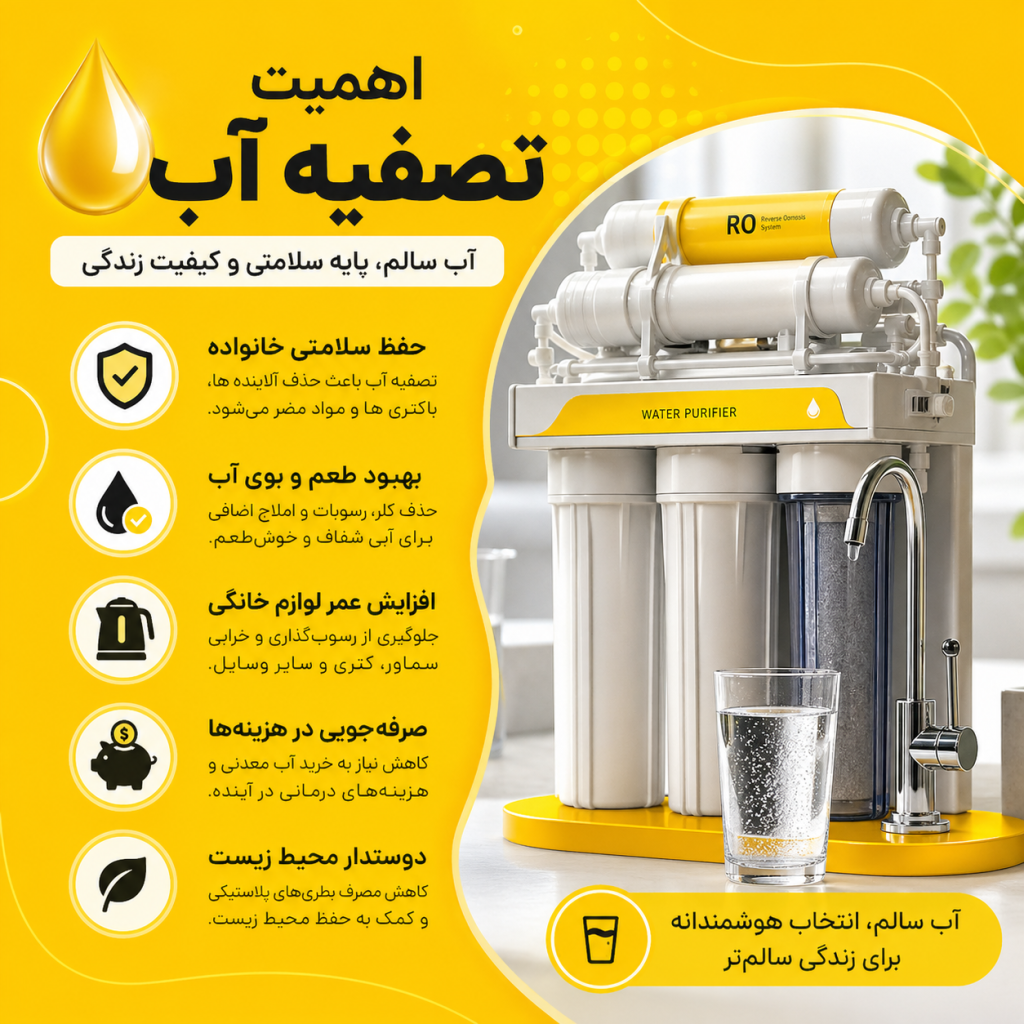 اهمیت تصفیه آب